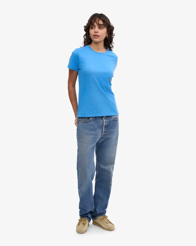 Light Organic Tee pour femme - Bleu Pacifique