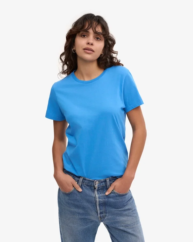 Light Organic Tee pour femme - Bleu Pacifique