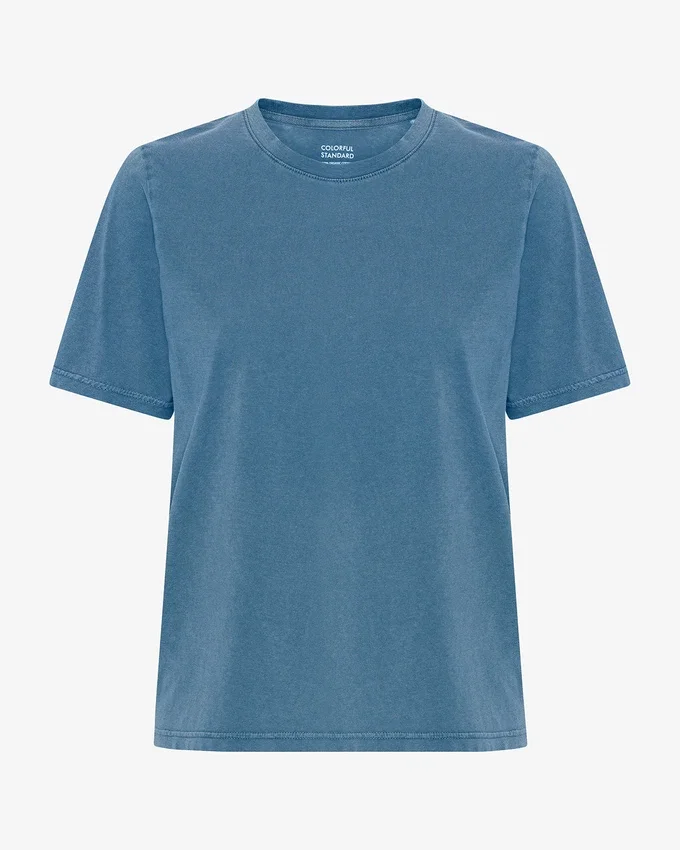 Light Organic Tee pour femme - Indigo délavé