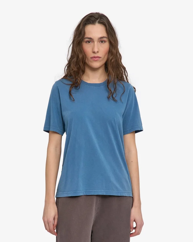 Light Organic Tee pour femme - Indigo délavé