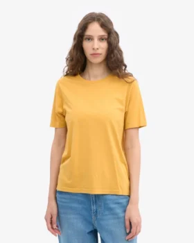 Light Organic Tee pour femme – Jaune brûlé