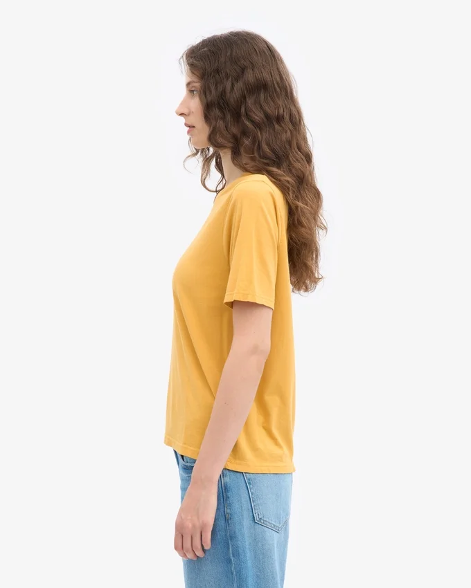 Light Organic Tee pour femme - Jaune brûlé