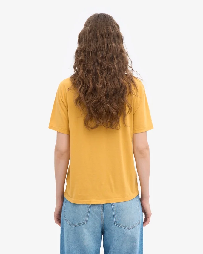 Light Organic Tee pour femme - Jaune brûlé
