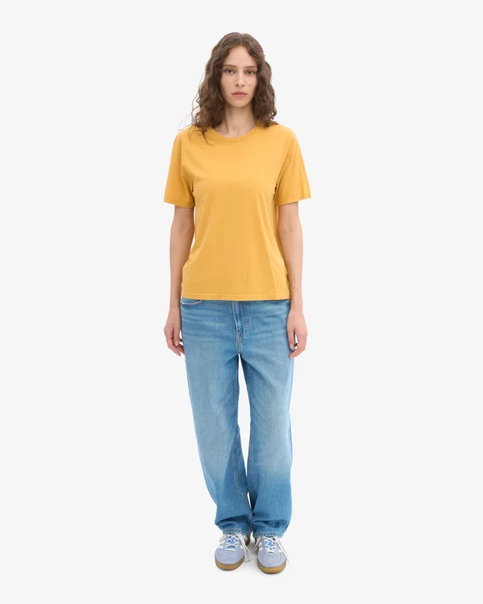 Light Organic Tee pour femme - Jaune brûlé