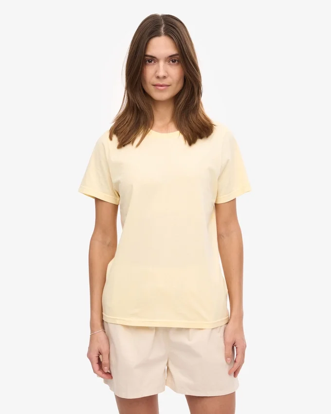 Light Organic Tee pour femme - Jaune pâle