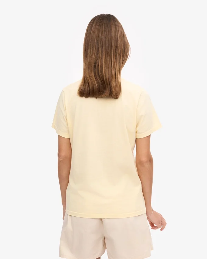Light Organic Tee pour femme - Jaune pâle