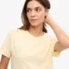 Light Organic Tee pour femme - Jaune pâle