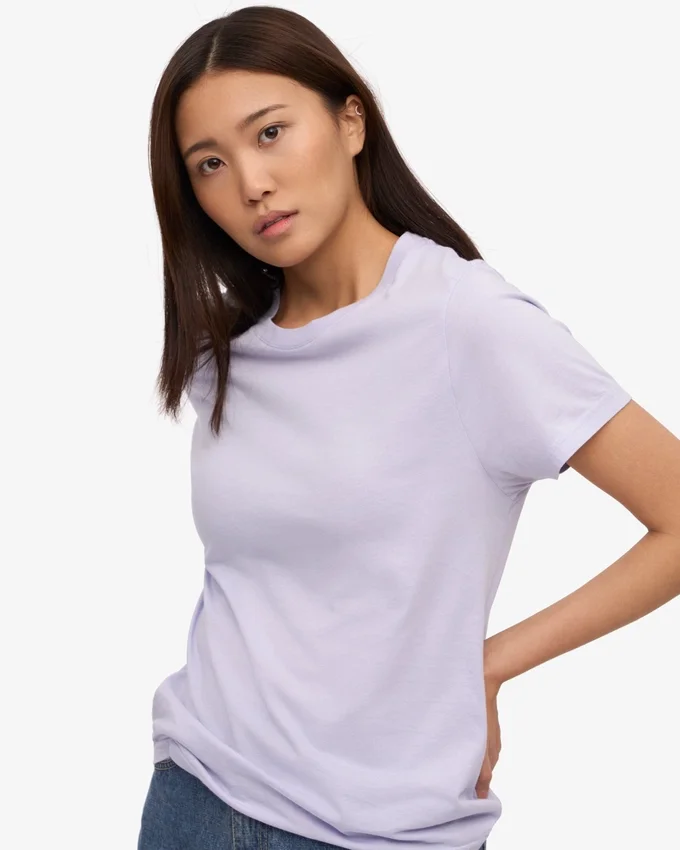 Light Organic Tee pour femme - Lavande pâle