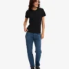 Light Organic Tee pour femme - Noir intense