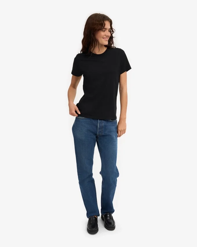 Light Organic Tee pour femme - Noir intense