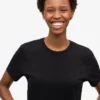 Light Organic Tee pour femme - Noir intense