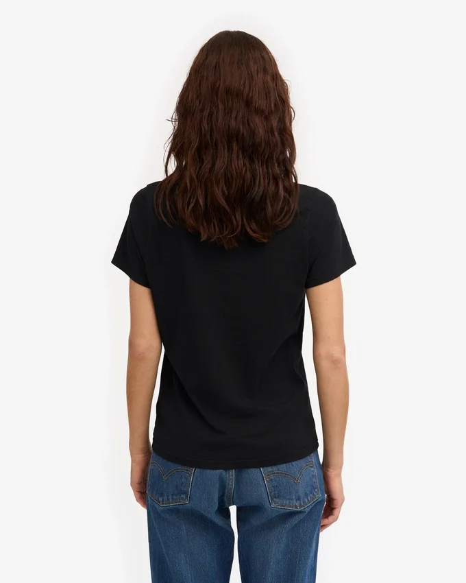 Light Organic Tee pour femme - Noir intense