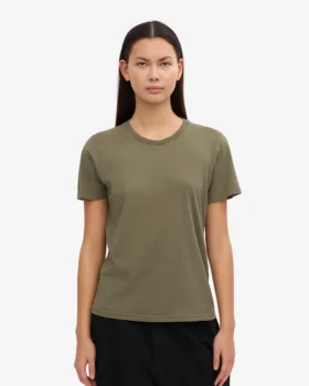 Light Organic Tee pour femme – Olive poussiéreux