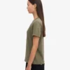 Light Organic Tee pour femme - Olive poussiéreux