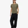 Light Organic Tee pour femme - Olive poussiéreux