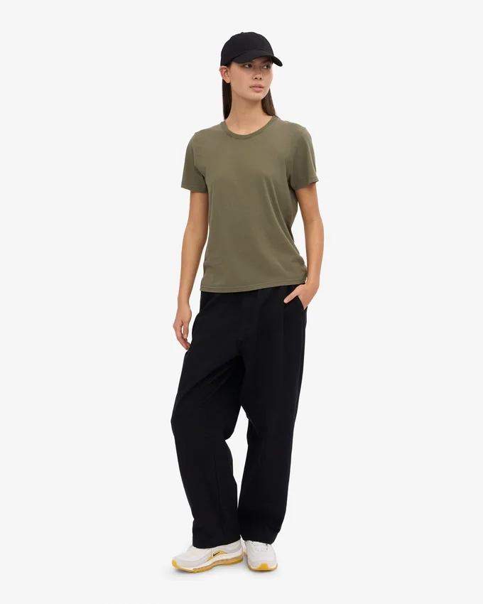 Light Organic Tee pour femme - Olive poussiéreux