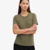 Light Organic Tee pour femme - Olive poussiéreux