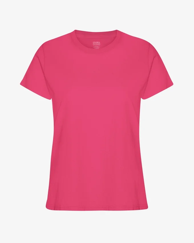Light Organic Tee pour femme - Rose bubble-gum
