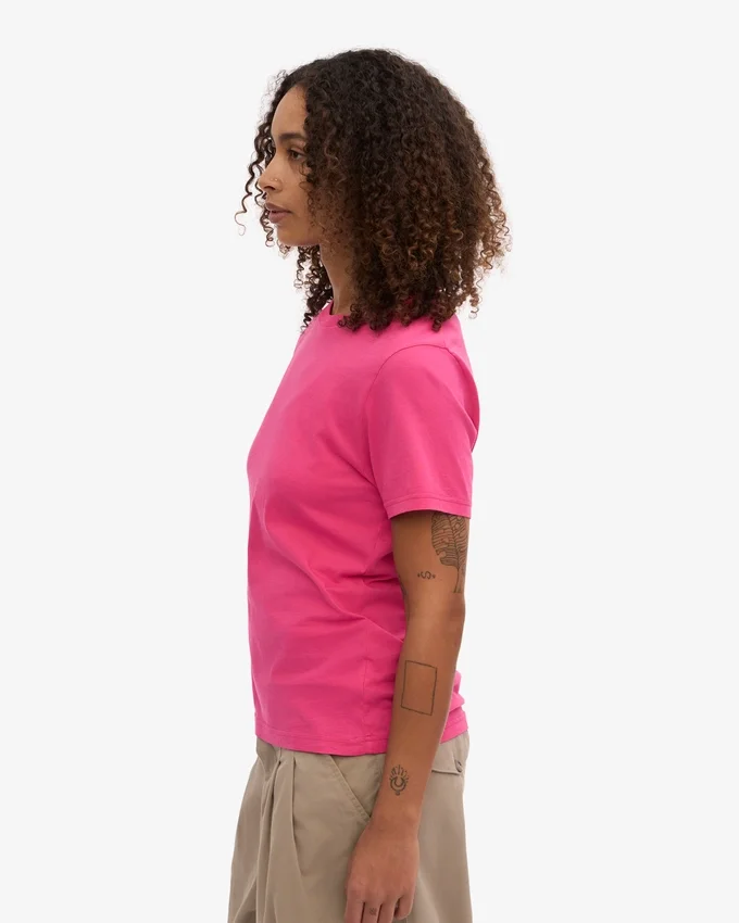 Light Organic Tee pour femme - Rose bubble-gum
