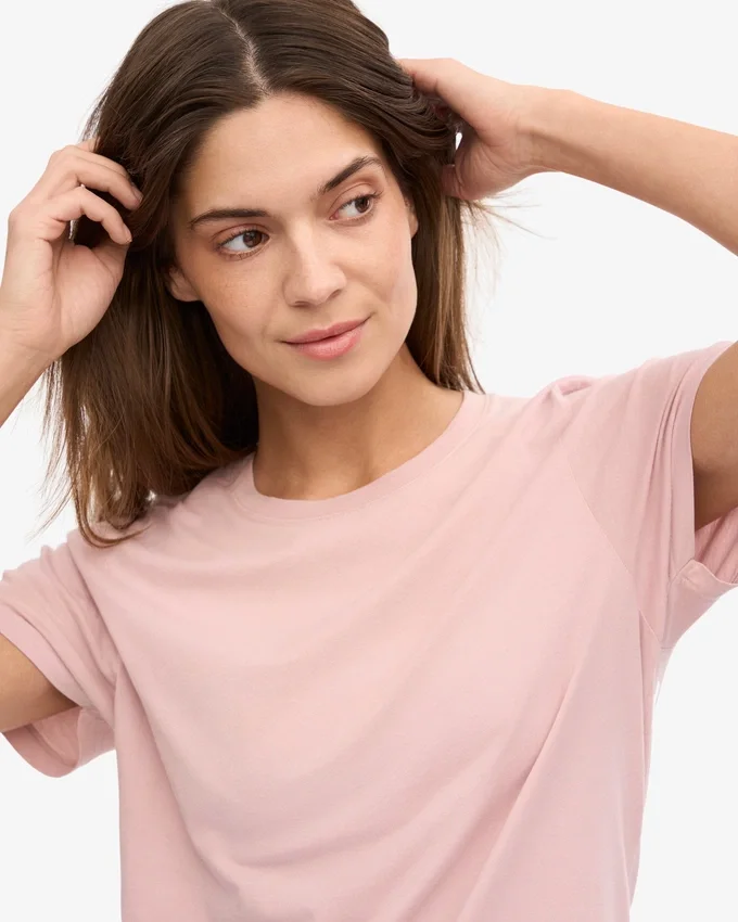 Light Organic Tee pour femme - Rose délavé