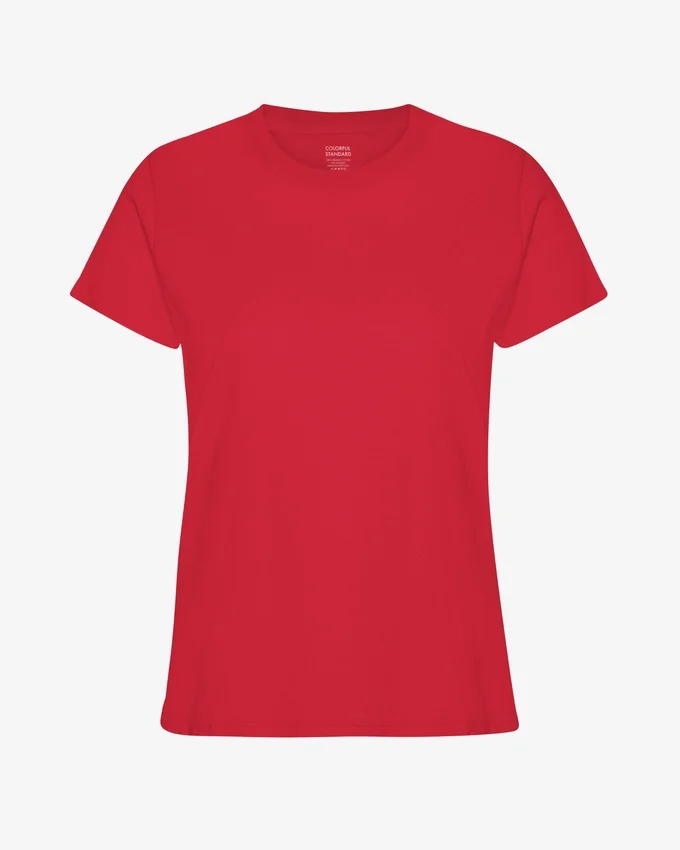 Light Organic Tee pour femme - Rouge écarlate