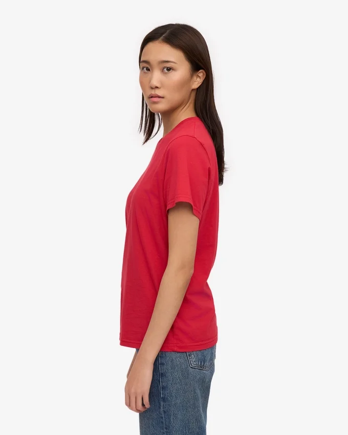 Light Organic Tee pour femme - Rouge écarlate