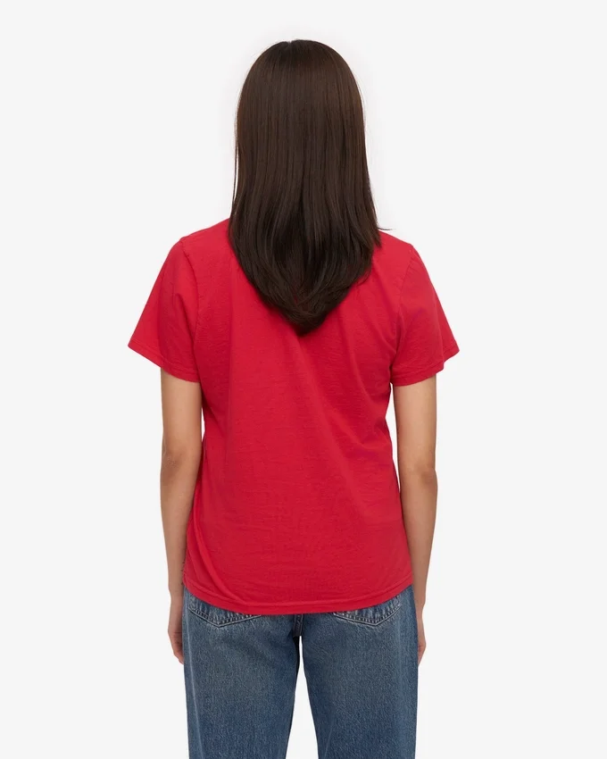 Light Organic Tee pour femme - Rouge écarlate