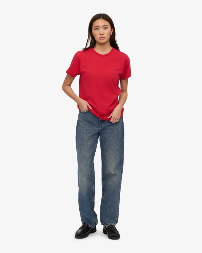 Light Organic Tee pour femme - Rouge écarlate