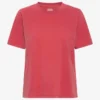 Light Organic Tee pour femme - Rouge délavé