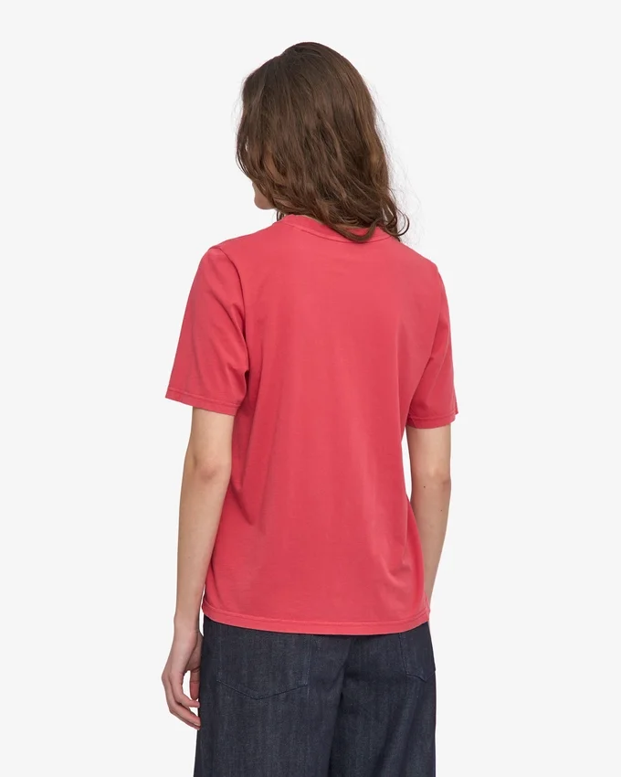 Light Organic Tee pour femme - Rouge délavé
