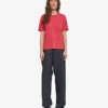 Light Organic Tee pour femme - Rouge délavé