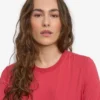 Light Organic Tee pour femme - Rouge délavé