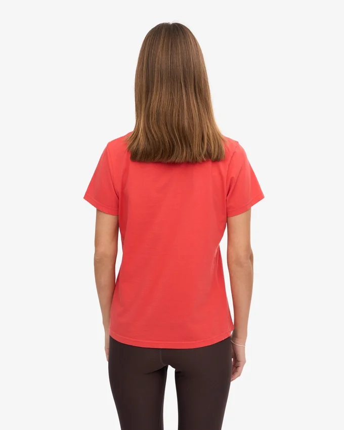 Light Organic Tee pour femme - Rouge mandarine