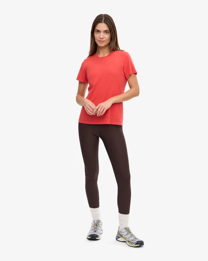 Light Organic Tee pour femme - Rouge mandarine