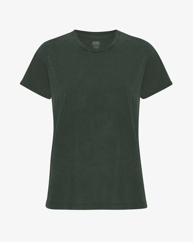 Light Organic Tee pour femme - Vert forêt de minuit
