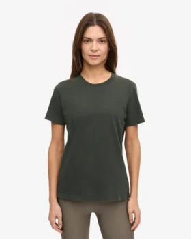 Light Organic Tee pour femme – Vert forêt de minuit