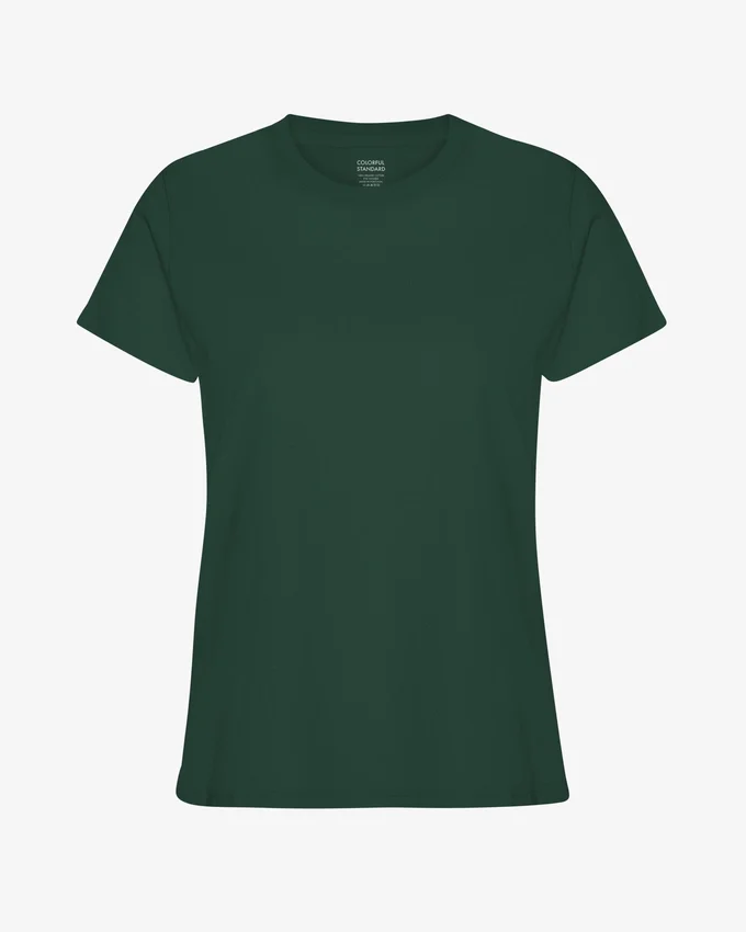 Light Organic Tee pour femme - Vert émeraude
