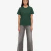 Light Organic Tee pour femme - Vert émeraude