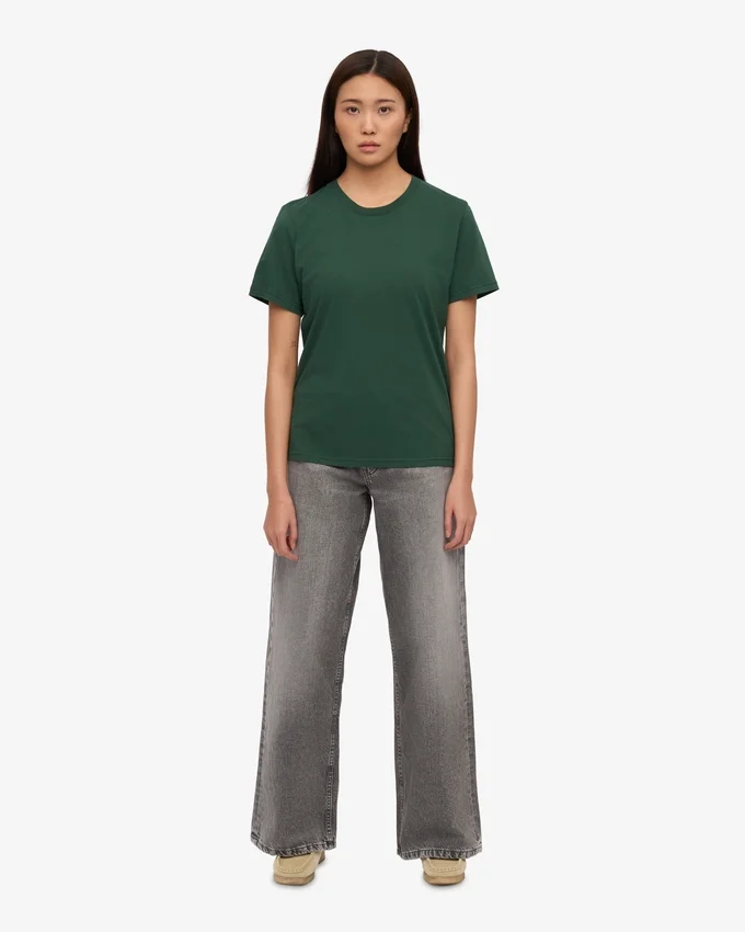 Light Organic Tee pour femme - Vert émeraude
