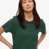 Light Organic Tee pour femme - Vert émeraude