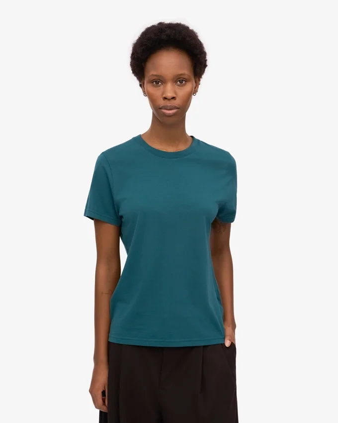 Light Organic Tee pour femme - Vert océan