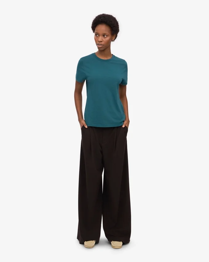 Light Organic Tee pour femme - Vert océan