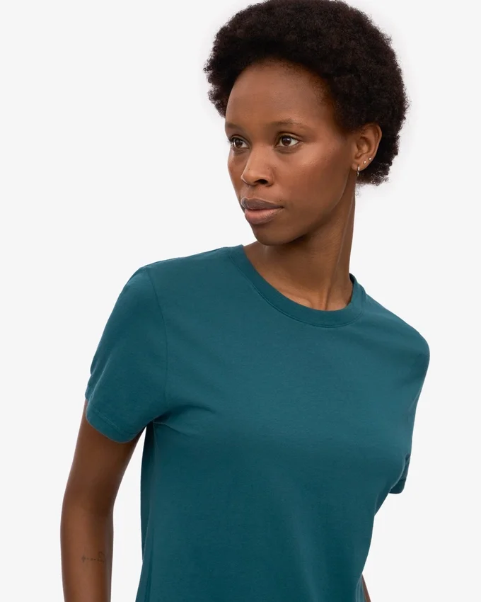 Light Organic Tee pour femme - Vert océan