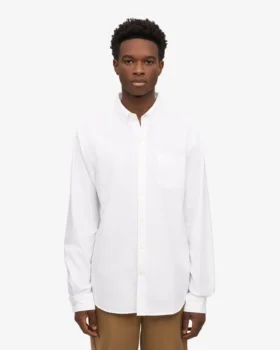 Organic Button Down chemise – Blanc optique