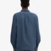 Organic Button Down chemise - Bleu pétrole