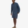 Organic Button Down chemise - Bleu pétrole