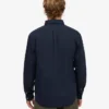 Organic Button Down Chemise en coton bio - Bleu marine