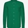 Organic Button Down Chemise en coton bio - Vert Kelly