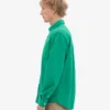 Organic Button Down Chemise en coton bio - Vert Kelly