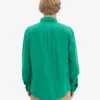 Organic Button Down Chemise en coton bio - Vert Kelly